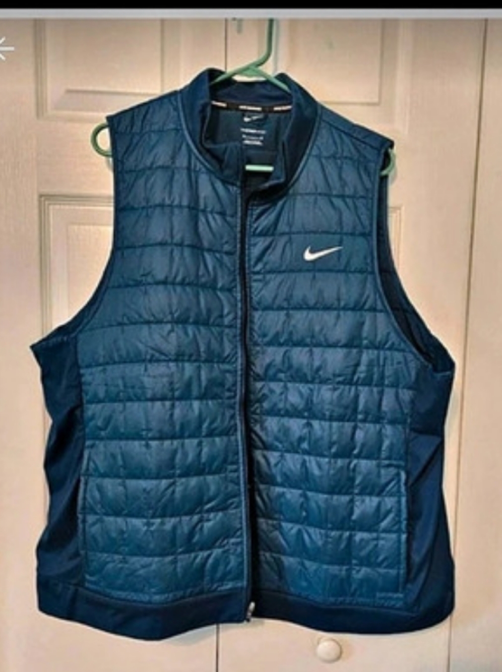 Nike Therma-FIT Quilted Puffer Lightweight Vest Blue XXXL